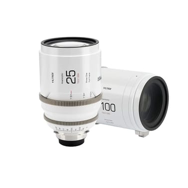 Viltrox EPIC Anamorph-Set PL, 25 mm und 100 mm im Vergleich