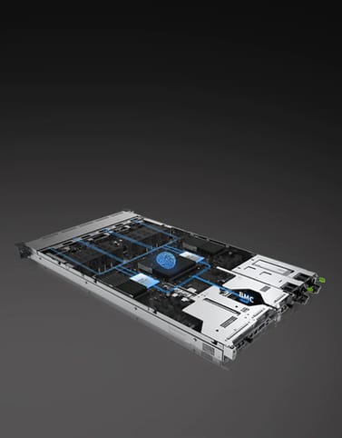 xFusion FusionServer 1288 V8, geöffnetes Gehäuse mit Luftführung