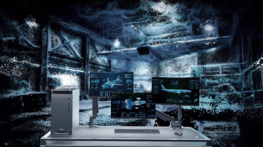 ASUS ExpertCenter Pro ET900N G3, am Arbeitsplatz, Einsatzszene Luftfahrt