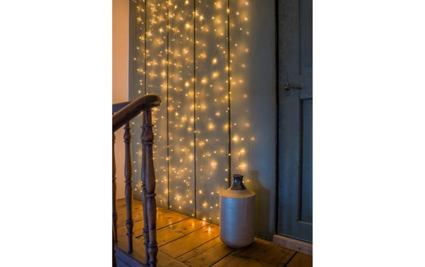 1363582_3 - Mediatech STT LED Lichtervorhang Angel Hair Curtain Nero, 256 LED sww, 1.6x1.6m black