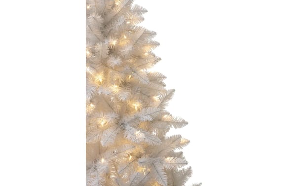 1603124_2 - Mediatech STT LED Weihnachtsbaum weiss Tree 150 130LED, ww, H150cm, weiss