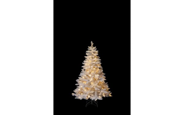 1603124_3 - Mediatech STT LED Weihnachtsbaum weiss Tree 150 130LED, ww, H150cm, weiss