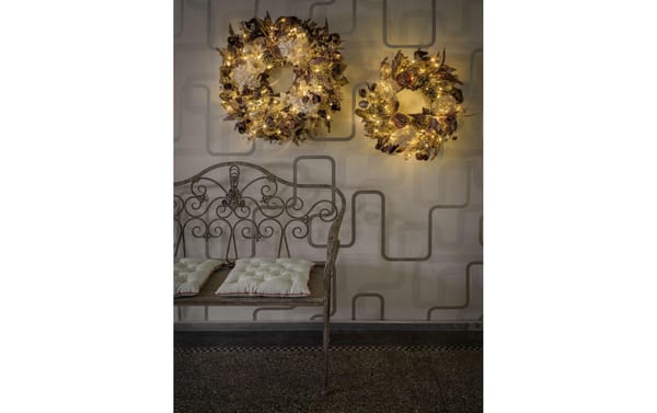 1768422_2 - Mediatech STT LED Kranz Flower wreath 75 LED, ww, D75cm, Timer 6/18, indoor