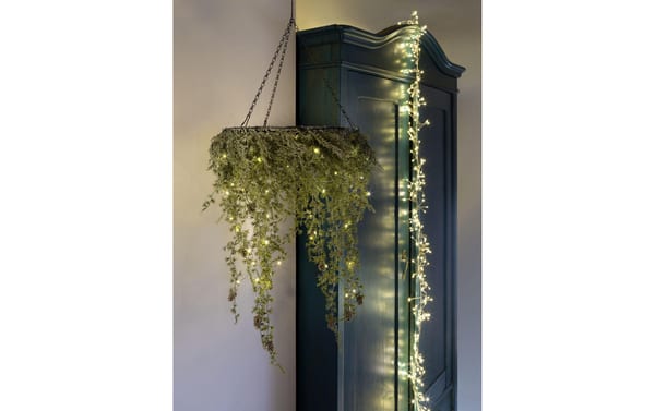 1920315_4 - Mediatech STT LED Pine Kranz hängend 50LED ww, 36x50cm, exkl. 3x AA, Timer 6/18