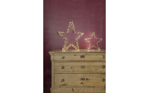 STT LED Glamour star standing 40 100LED ww, 40x8x40cm