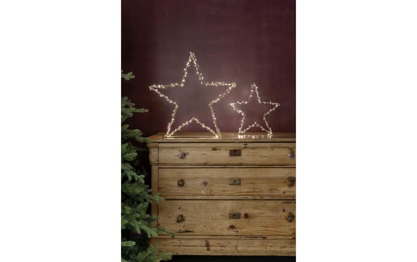 STT LED Glamour star standing 59 200LED ww, 59x9x57cm