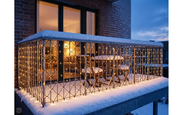 COCON Lichternetz 100 LEDs 1.2m x 1.2m, warmweiss, IP55