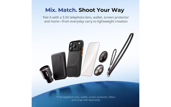 SmallRig CS-S1 Phone Case with Stand for iPhone 18 Pro / 17 Pro (Aurora Black)