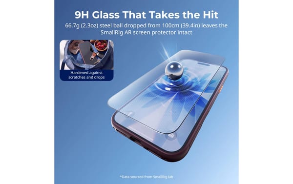 SmallRig CA-P1 AR HD Screen Protector for iPhone 18 / 17 Pro Max