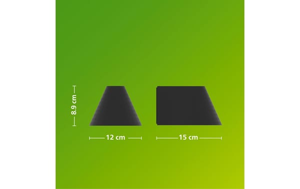 Philips Voltan UE Wandleuchte 2700K, schwarz