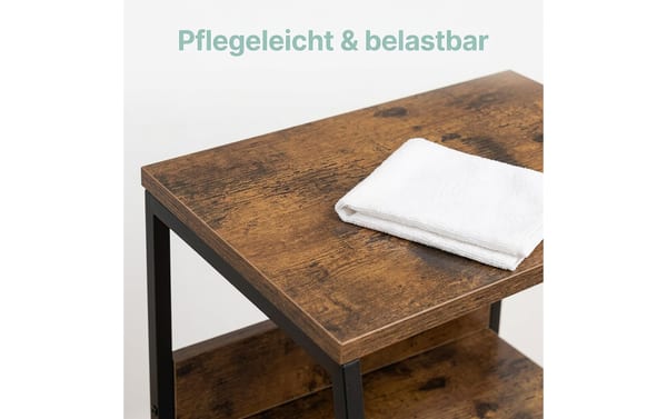 2243955_2 - Mediatech Relaxdays Beistelltisch mit 3 Schubladen Masse H x B x T: ca. 72 x 40 x 29 cm