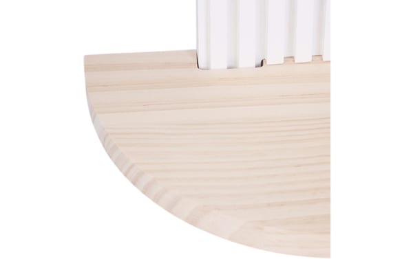 2243967_6 - Mediatech Relaxdays Wandregal Boho 3 Ablagen 2er Set, Weiss