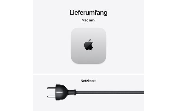 Mac Mini (M5 Pro), Silber, Z1UD 15C CPU, 16C GPU, 24GB, 1TB, 2.5 GbE
