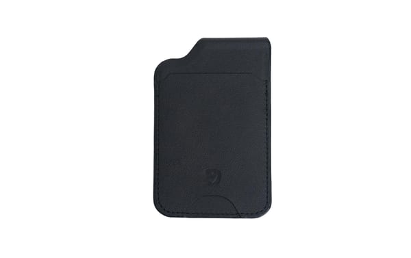 VALENTA Card Wallet Stand CameraFit Black, MagSafe