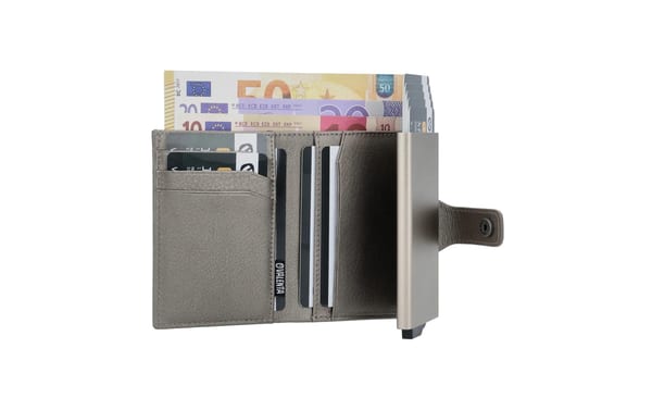 2254269_2 - Mediatech VALENTA Card Case Plus Wallet Luxe Metal Bronze