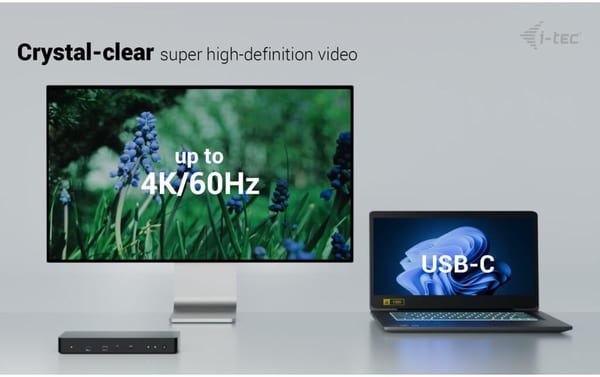 i-tec Thunderbolt 4 Dockingstation Intelligent Dual Display, 90W, Fernverwaltu
