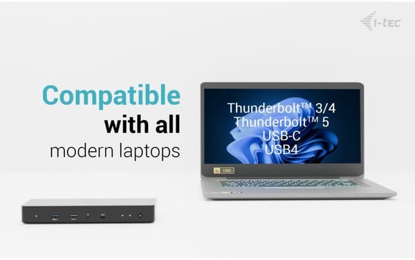 i-tec Thunderbolt 4 Dockingstation Intelligent Dual Display, 90W, Fernverwaltu