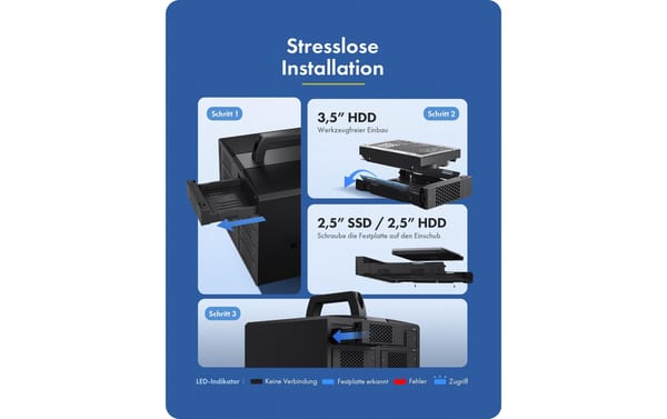 2255667_4 - Mediatech ICY BOX ext. 10x3.5 Gehäuse IB-3710-C31 schwarz, USB3.2, SATA3