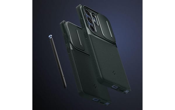 2257690_3 - Mediatech Spigen Optik Armor, Green Galaxy S25 Ultra