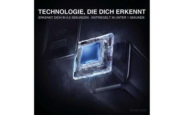 4SMARTS Tech-Clutch Secure Braun Fingerabdruckschloss