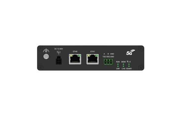 Robustel R5020 5G Industrieller-Router Dual SIM, 2x GbE, WiFi 5