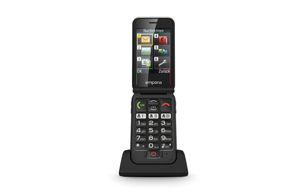 Emporia JOY LTE New Black 4G, Single Nano