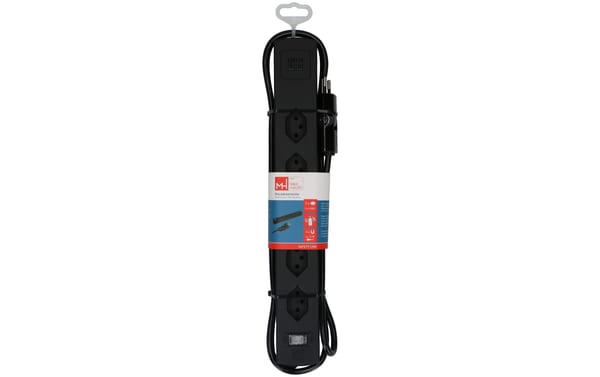 2265559_5 - Mediatech Max Hauri Steckdosenl. Safety Line 5x Typ 13 90°, sz Schal. USB Mag. 2m cli.