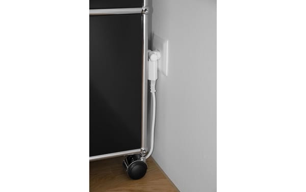 Max Hauri Steckdosenl. Safety Line 5x Typ 13 90°, ws Schal. USB Mag. 5m cli.