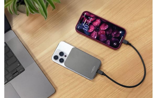 Ansmann Kompakte Powerbank mit 10000 mAh Kapazität via Mags mit USB-C