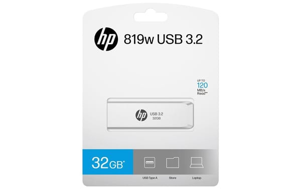 2274006_4 - Mediatech HP USB3.2 819w 32GB Lesen: 120MB/s, Schreiben 30MB/s