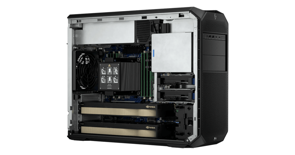 HP Z4 G5 Workstation, Blick ins Innere