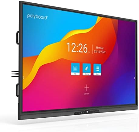 Polyboard - Interaktives 75 Zoll UHD Whiteboard mit Touch-Screen