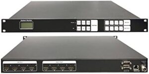 ISEEVY 4x4 HDMI Matrix Switch - 4K x 2K @ 30Hz, HDCP 1.4, Fernbedienung