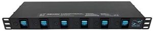Zuverlässige 6-Kanal-Schaltkonsole für 19-Zoll-Racks