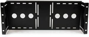 4HE Universal VESA LCD-Monitorhalterung für 19" Racks (1,65 kg, Schwarz)
