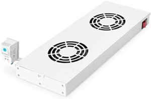 19-Zoll Lüftereinheit mit Thermostat für Rackmontage