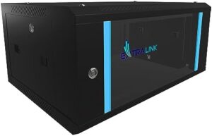 Vielseitiger 19-Zoll Netzwerkschrank mit 4 HE für professionelle IT-Infrastrukturen