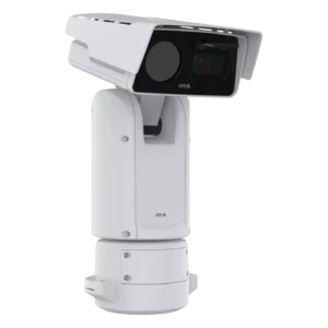 AXIS Netzwerkkamera Q8752-E MK II Zoom Outdoor Dual Sensor 32x Zoom PTZ 30fps - Mediatech AXIS Q8752-E Mk II Zoom, schräge Ansicht von rechts