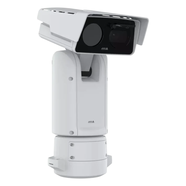 AXIS Netzwerkkamera Q8752-E MK II Zoom Outdoor Dual Sensor 32x Zoom PTZ 30fps - Mediatech AXIS Q8752-E Mk II Zoom, schräge Ansicht von rechts