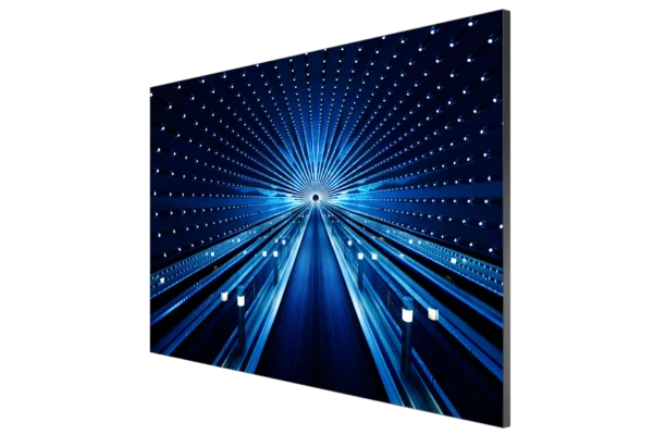 Samsung IAB 110 2K All in One LED 110 All in One LED Wall 126mm 2K - Mediatech Samsung The Wall IAB 110 Zoll 2K, Ansicht schräg von vorne mit Bildinhalt