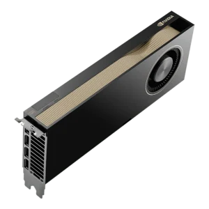 NVIDIA RTX PRO 6000 Blackwell Max-Q Workstation Edition von PNY, Ansicht schräg von oben links