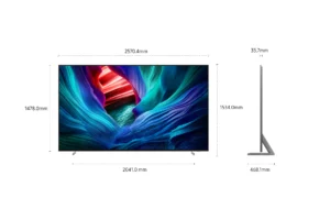 Samsung MRE115MR95F Micro RGB 115 Zoll, Abmessungen