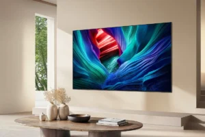 Samsung MRE115MR95F Micro RGB 115 Zoll, an der Wohnzimmerwand