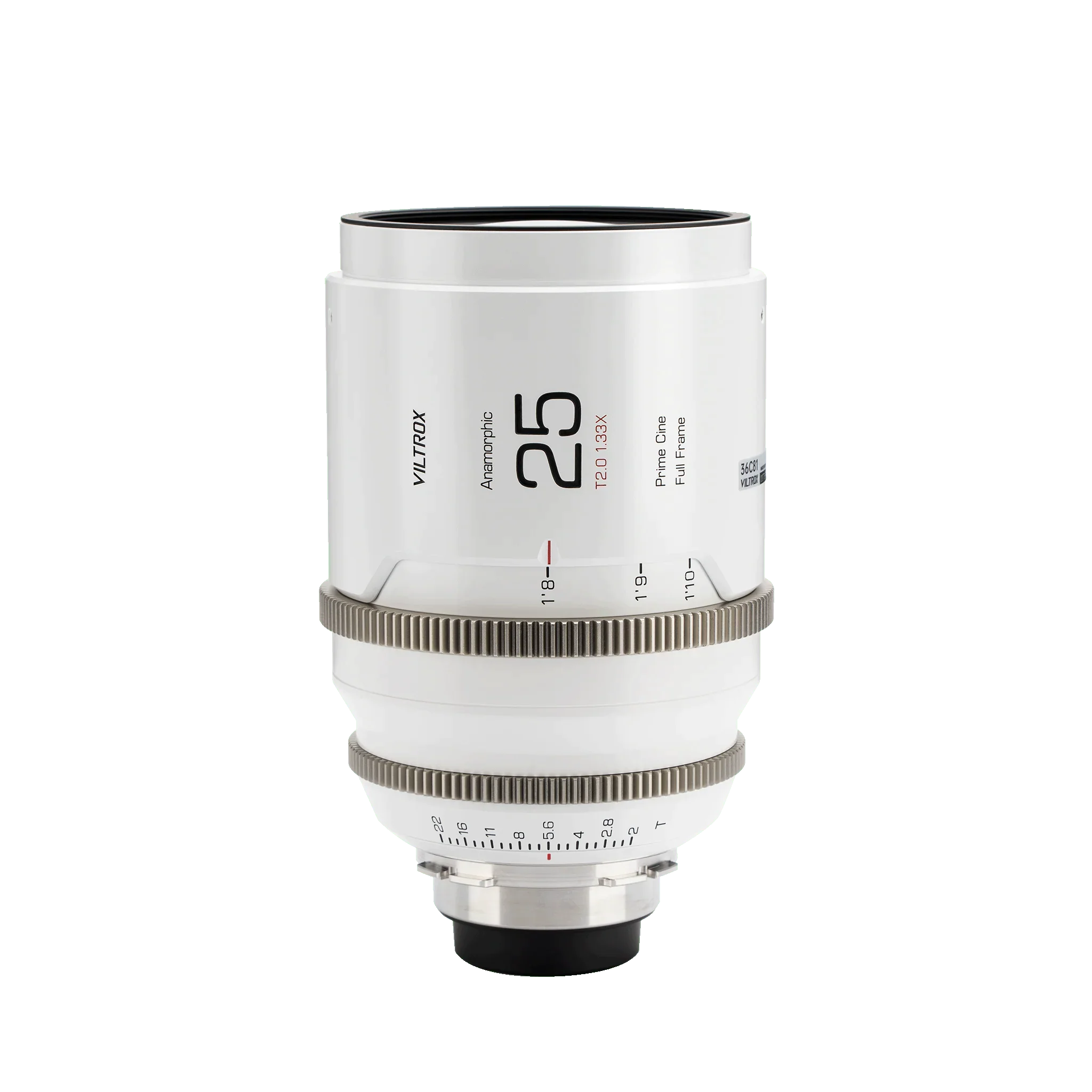 Viltrox 25 35 50 75 100 T20 133 X PL PL Mount Objektiv Set - Mediatech Viltrox EPIC Anamorph-Set PL, 25 mm Objektiv, Ansicht von der Seite