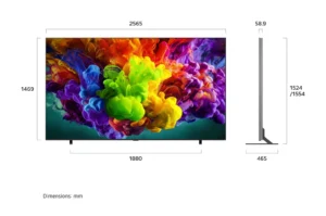 LG TV 115QNED93B6 115 LED-TV UHD QNED MiniLED - Mediatech LG 115QNED93B6, Abmessungen