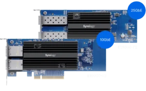 Optionale Netzwerkkarten von Synology für die FS3420