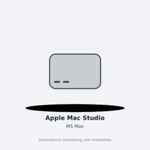 Apple Mac Studio, M5 Max 18 CPU-Kerne 40 GPU-Kerne