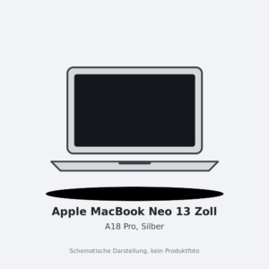 Apple MacBook Neo 13 Zoll 256GB, Silber, A18 Pro