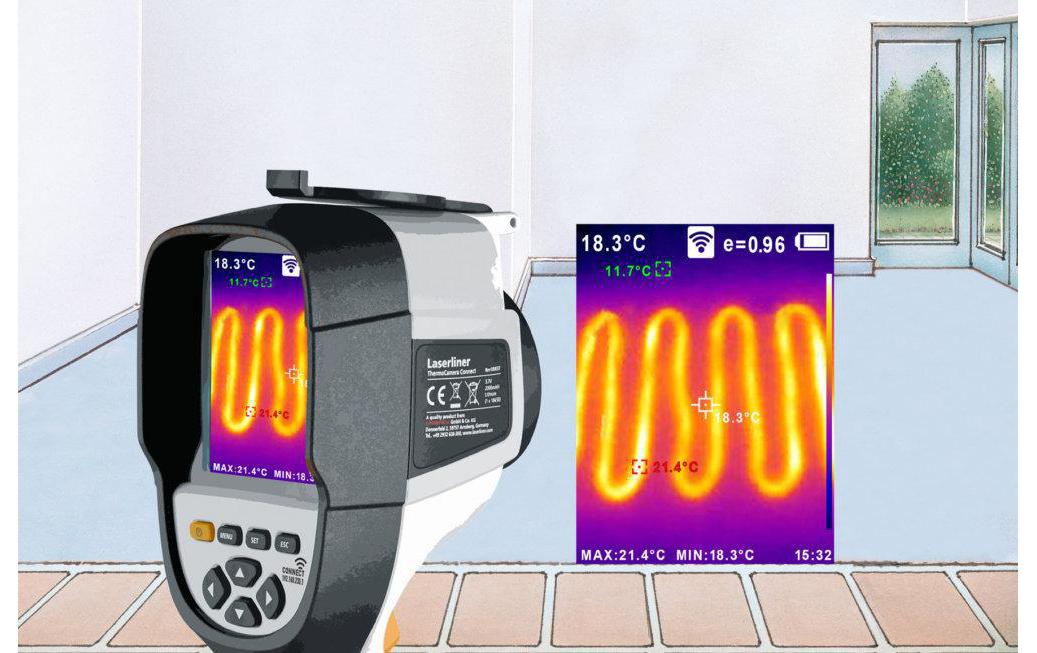 1002129_5 - Mediatech Laserliner Wärmebildkamera Visualisierung von Temperaturunterschieden