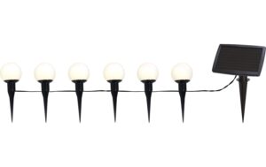 Star Trading Solar Lichterkette Globus Weiss, Lichtfarbe Warmweiss